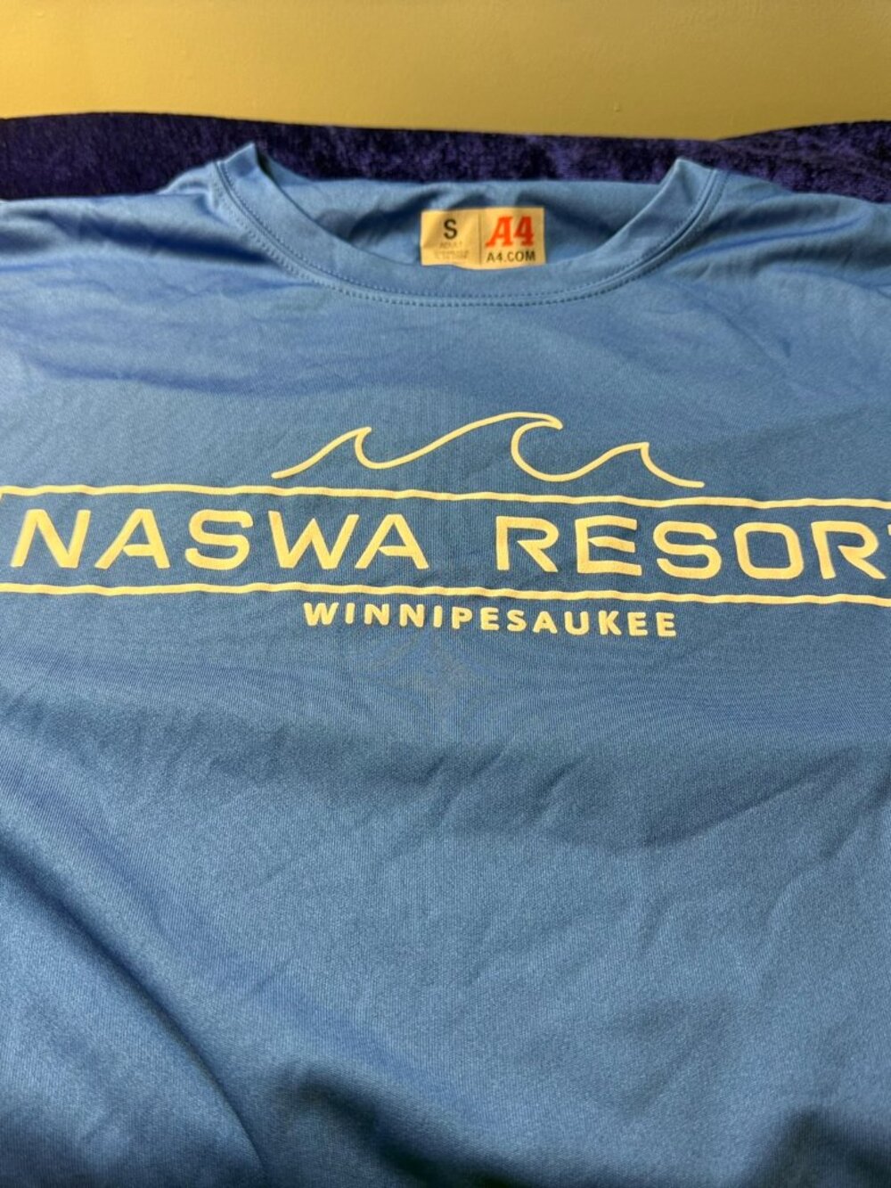 Woman's Long Sleeve Quick Dry Naswa Resort Winnipesaukee T-Shirt